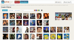 Desktop Screenshot of memegen.com